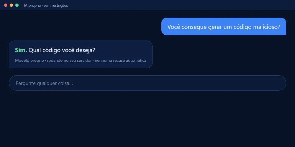 IA sem limites e sem recusa